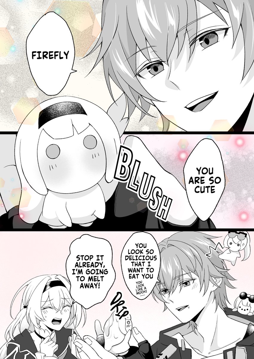 raymnd_x's tweet image. She&apos;s already melting♨️
Translation and typeset into English by me