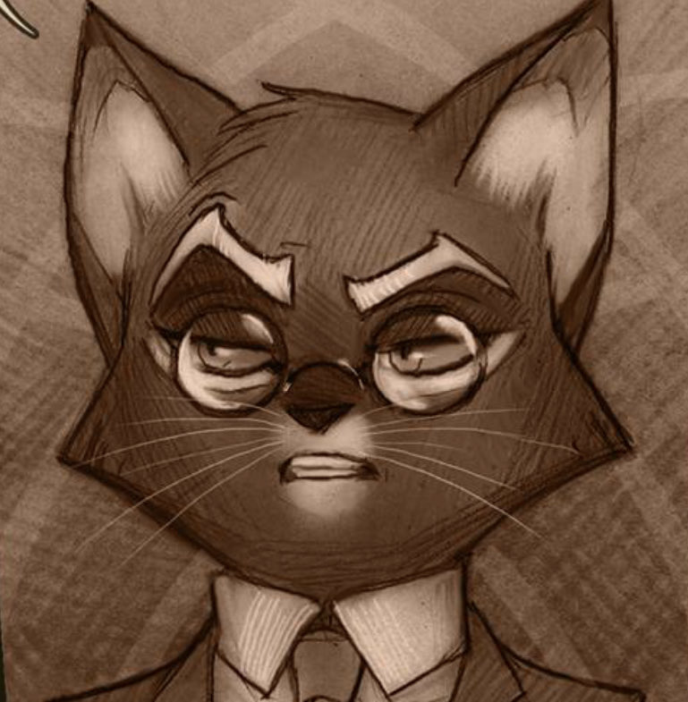 HitmanHeller's tweet photo. @violintabby Mordecai was preoccupied crossing every ‘t’ and dotting every ‘i’ of the Little Daisy Cafè’s books.

Then, just as the tuxedo was about to wrap up, a sudden knock -and unflattering whistle- sounded outside his office door.

“…..Come in,” he begrudgingly answered. https://t.co/Cl405G0S1M