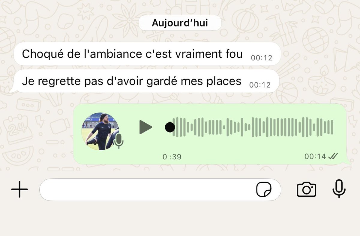 Pendant qu’un ami parisien faisait sa première au Vel hier et….