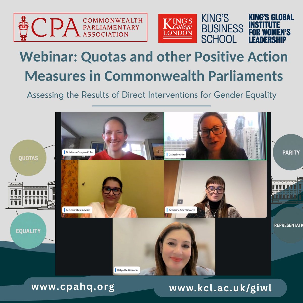 To mark International Day for the Elimination of Violence Against Women #IDEVAW

Report launch &amp; webinar: Gender Quotas &amp; other Positive Action Measures to Advance Gender Equality Across the #Commonwealth

Find out more &amp; download the report ⬇️
cpahq.org/news/2025_11-c…