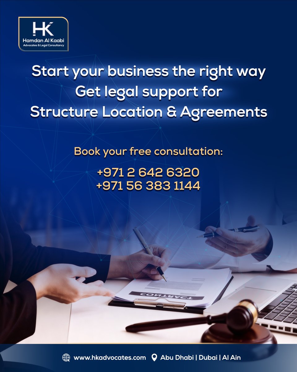 Before you launch your business in the UAE, get the basics right:

Structure. Location. Agreements.

These three decisions shape everything that comes next — growth, partners, operations, and long-term stability.

Start with clarity, not confusion.

#BusinessSetupUAE
