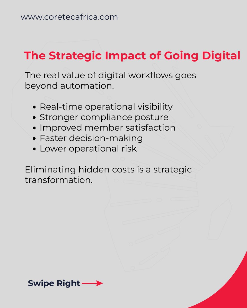 CoretecAfrica's tweet image. Swipe through for practical insights every SACCO team should know.