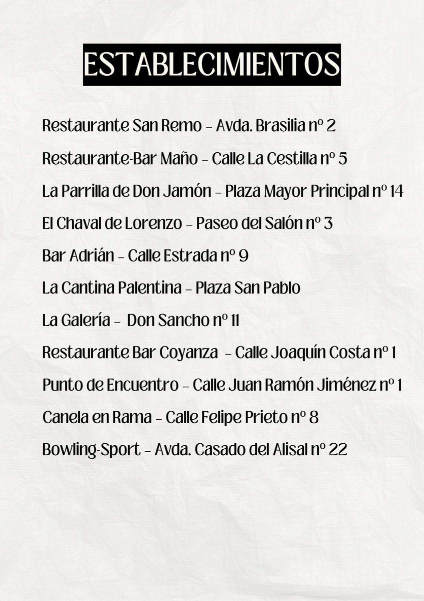 🥣🥄Del 4 al 8 de diciembre, #Palencia celebra la 24ª edición de #LaRutadelPucherito, donde 22 #establecimientoshosteleros ofrecerán #platostradicionales de #cuchara para promover la #gastronomíalocal y fomentar el #turismo. ¡No te la puedes perder!
aytopalencia.es/noticia/22-est…