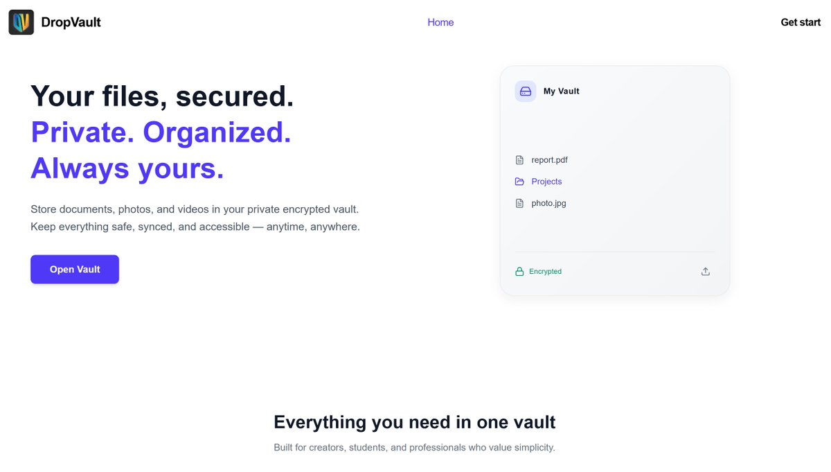 ItsDilip's tweet image. Working on the DropVault frontend today 🔐

Frontend always looks simple… until you start building it 😅
Getting a clean and minimal UI takes way more time than I expected.

#buildinpublic #frontend #NextJS #webdev #fullstack #saas