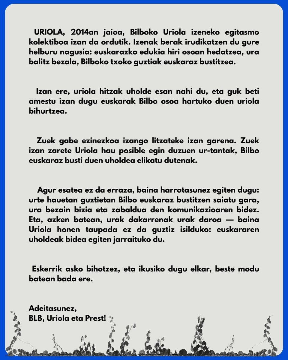 Bilboko Uriola tweet media