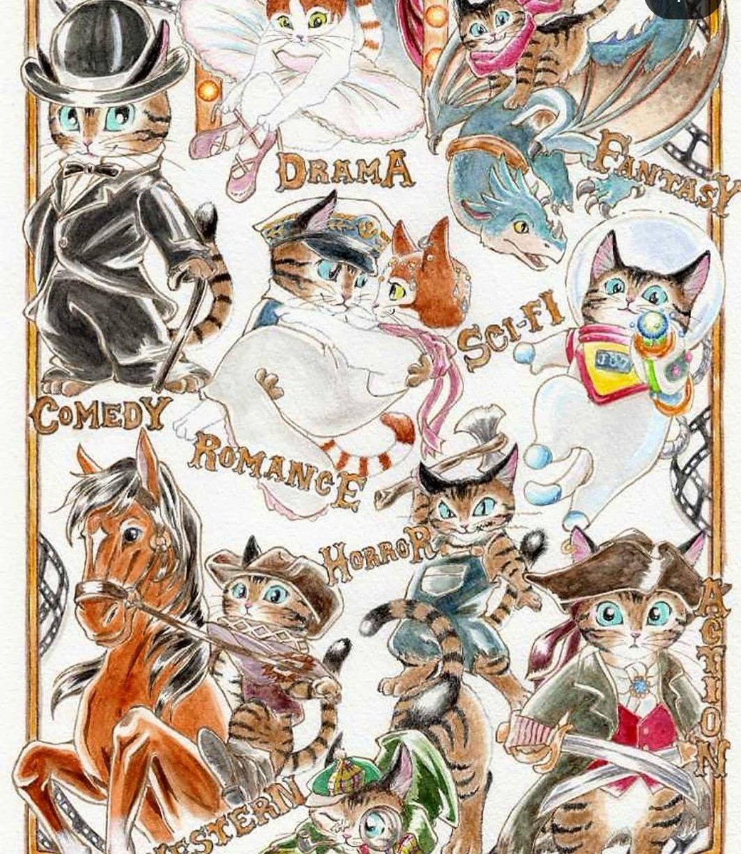 Nekomaru5artist's tweet image. I‘ll be at booth A-126 inthe Artist Alley! If you love movies, you would be drawn into my cinema world! I‘ll also open the day commissions and let me know your requests! Something movie　related themes, animals,.and more ‼️✨️🎥 @TCC_ArtistAlley #ComicCon #Tokyocomiccon