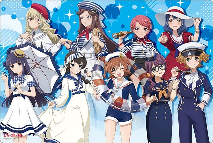 ラバーマット　GCS静岡　マーリン　46-0106-3 サプライ】「少女☆歌劇 レヴュースタァライト」から『レトロマリンver