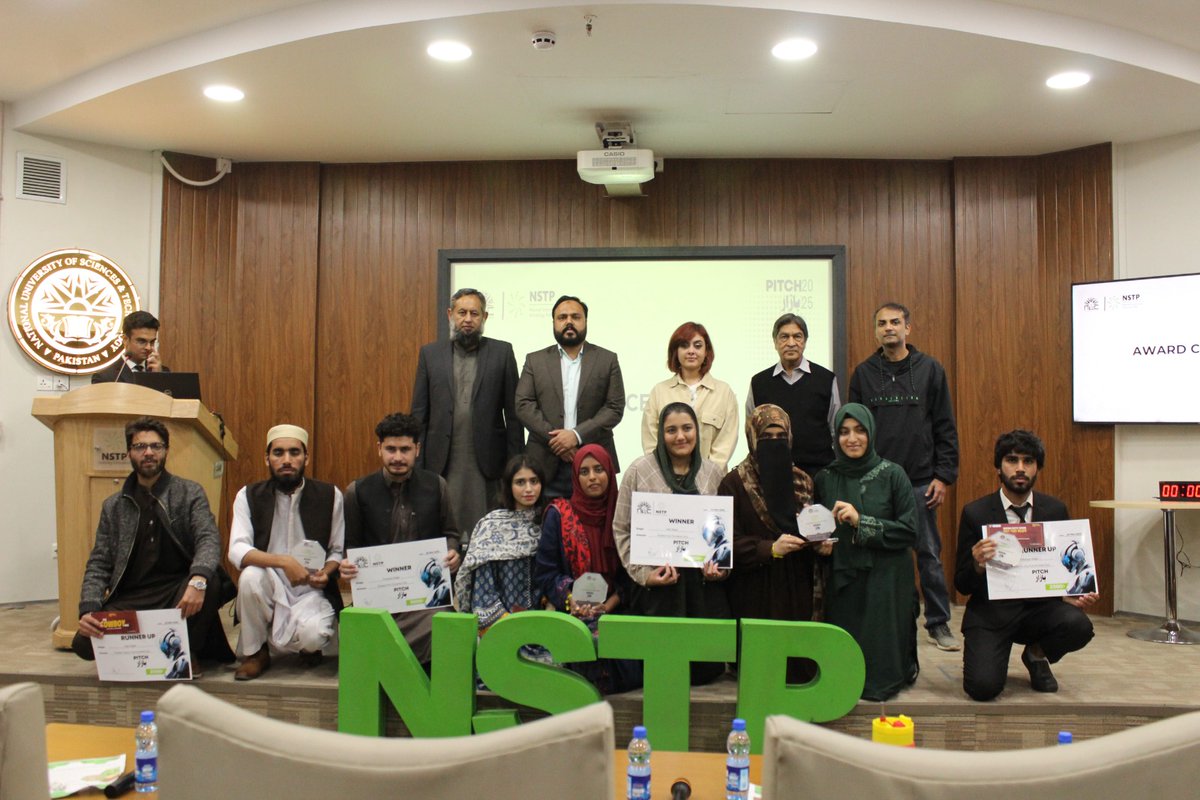 NUST NSTP supported the NUST Entrepreneurs Club in hosting Pitch Bazar 2025, giving 19 startups from twin-city universities a platform to showcase ideas and prototypes. NSTP continues to empower youth by fostering innovation and entrepreneurship. 

#NUST #NSTP #PitchBazar2025