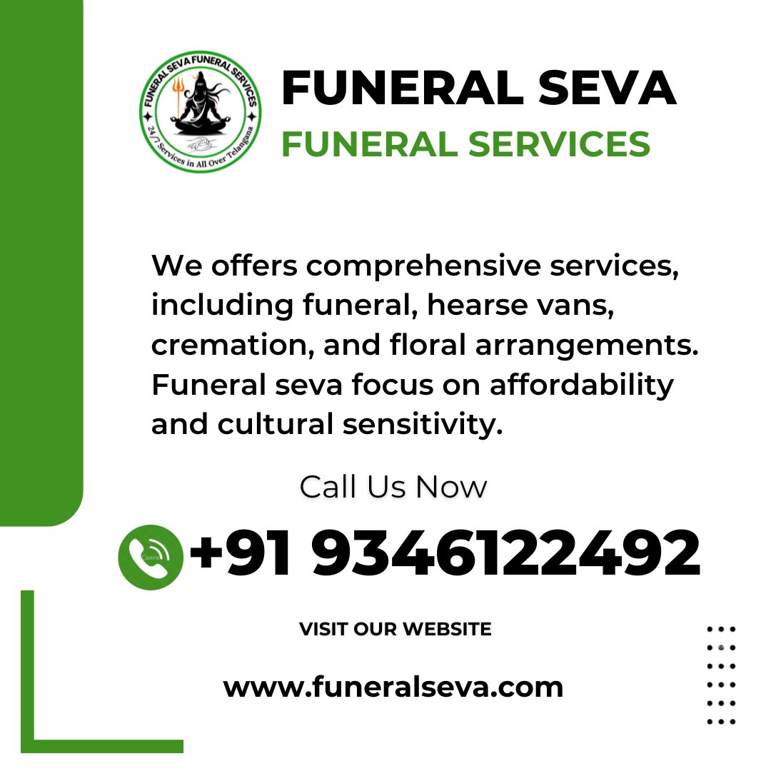 FuneralSeva's tweet image. Private Funeral Service Providers
Last Journey
Offers end-to-end funeral services across all religions, including:
24/7 ambulance and mortuary van services
Freezer box and embalming services
Call us +91 9346122492
#BhagavadGita #Pandit #Wecare #HinduFuneralPackages #AntimKriya