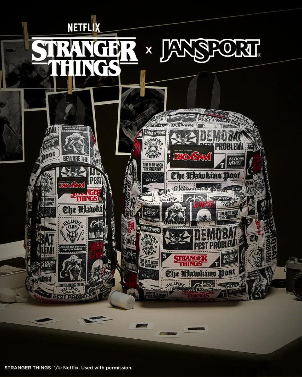 KicksLab_jp's tweet image. 【 New Arrivals l 新入荷 】JANSPORT l &quot;SUPERBREAK PLUS HAWKINS POST STRANGER THINGS&quot; &quot;MOVE SLING HAWKINS POST STRANGER THINGS&quot; l Available on the November 27th in Store and Online Store. #KICKSLAB #キックスラボ

商品ページはこちら▼
kickslab.com/search?q=JANSP…