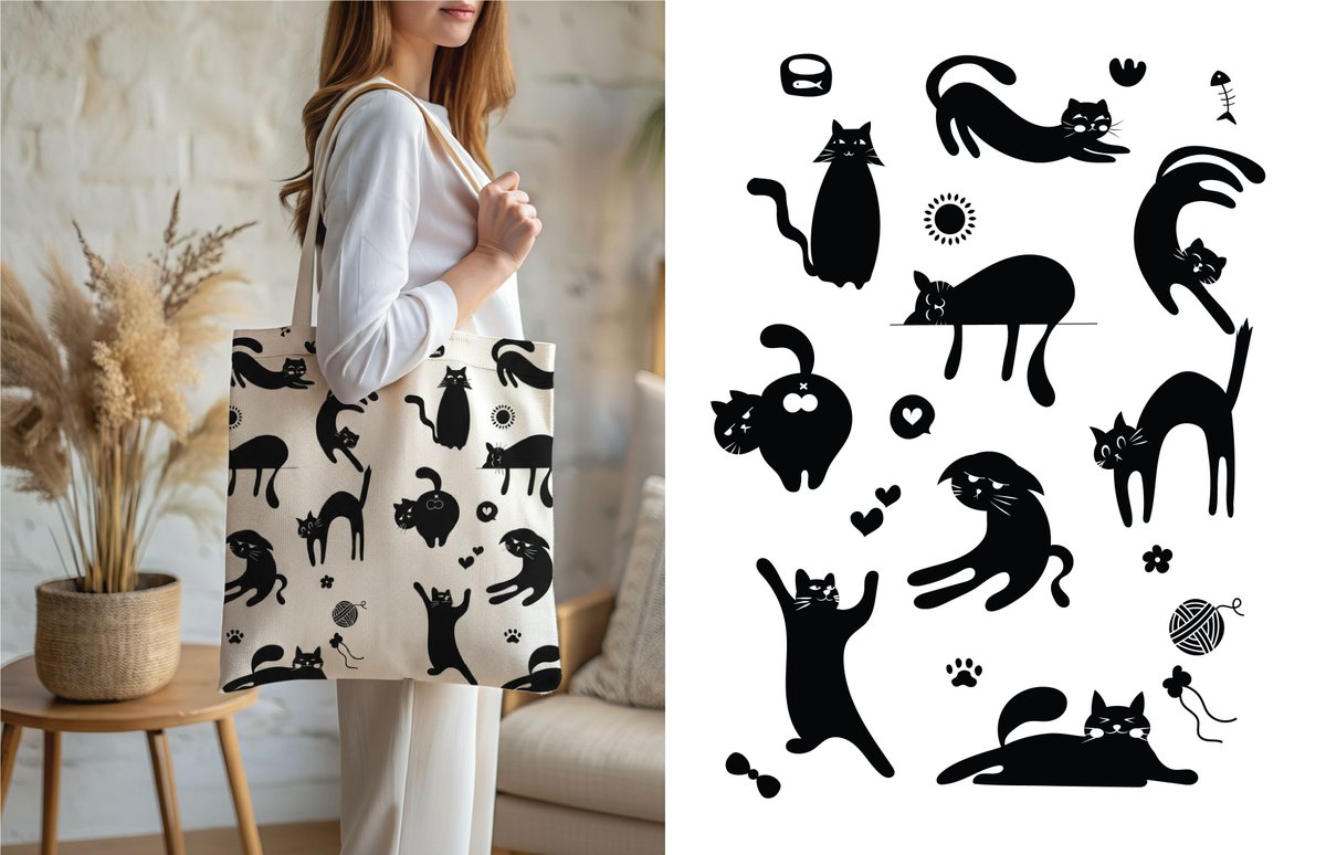 linhdesignerr's tweet image. 😸 Funny Cat! Flat Vector Art Bundle 😸

20+ hilarious cat illustrations, witty quotes, and seamless patterns ready for your next tee, mug, or print project. Go check out the mockups!

Link: behance.net/gallery/238928…

#VectorArt #CatDesign #Behance #FlatIllustration #GraphicDesign