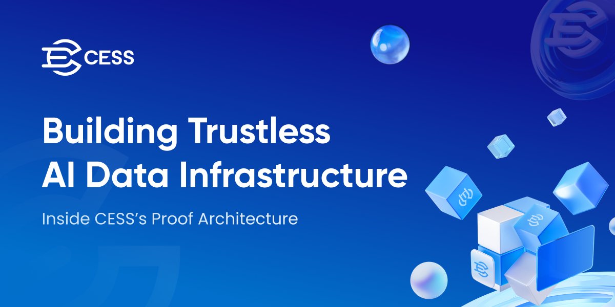 CESS_Storage's tweet image. Decentralized storage wasn’t meant to be “trusted.” It was meant to be trustless — enforced by cryptography, not belief. 

In our latest deep dive, we explore how CESS extends the trustless mission pioneered by networks like @Filecoin and @storj — and how PoDR² + PoIS unlock full…