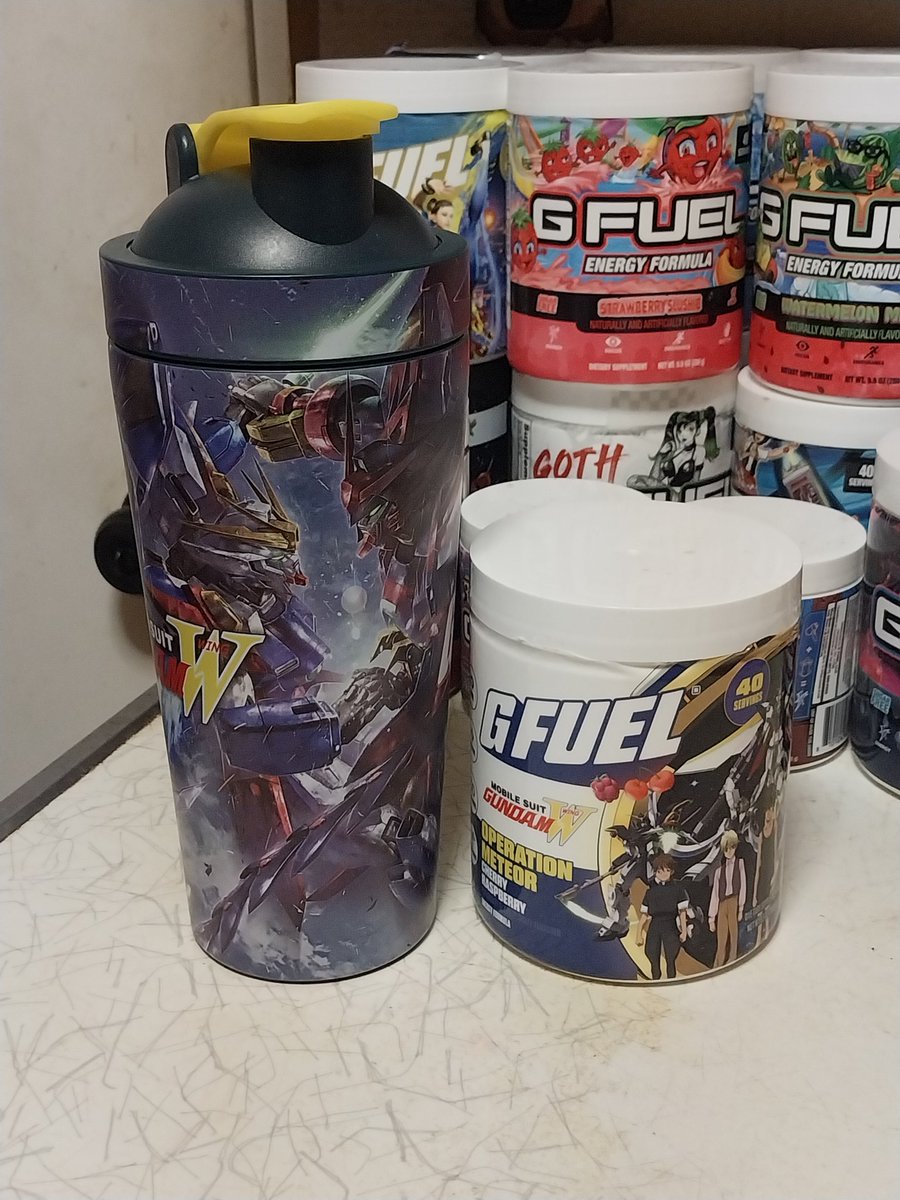 WaywardToadSage's tweet image. I slept a little bit better last night. It&apos;s Thanksgiving eve, let&apos;s see if some #OperationMeteor @GFuelEnergy can get me through this long day. #GundamWing #HeeroYui #GFUEL