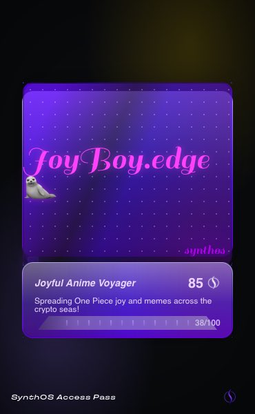 Check out my personalized pass! 🎨✨

Generated with <a href="/SynthOS__/">SynthOS</a>!

#SynthOS #DeFiBundle