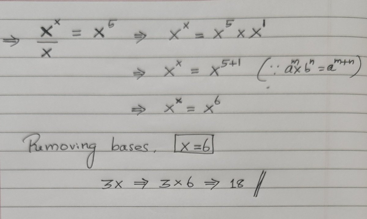 Mathe_For_Life's tweet image. The answer is 18 ✅ #LearnMaths