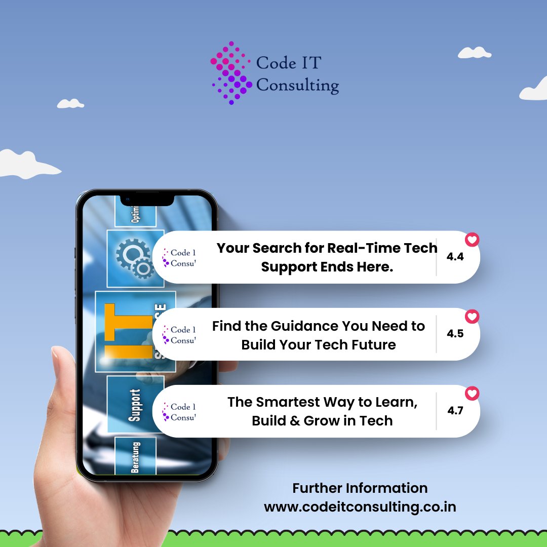 CodeIT_co's tweet image. Stop searching. Start building. 💡Your tech journey begins with us!
🔗 codeitconsulting.co.in
#TechTraining #ProjectSupport #CodingLife #LearnAndBuild #SkillDevelopment #CodeIT