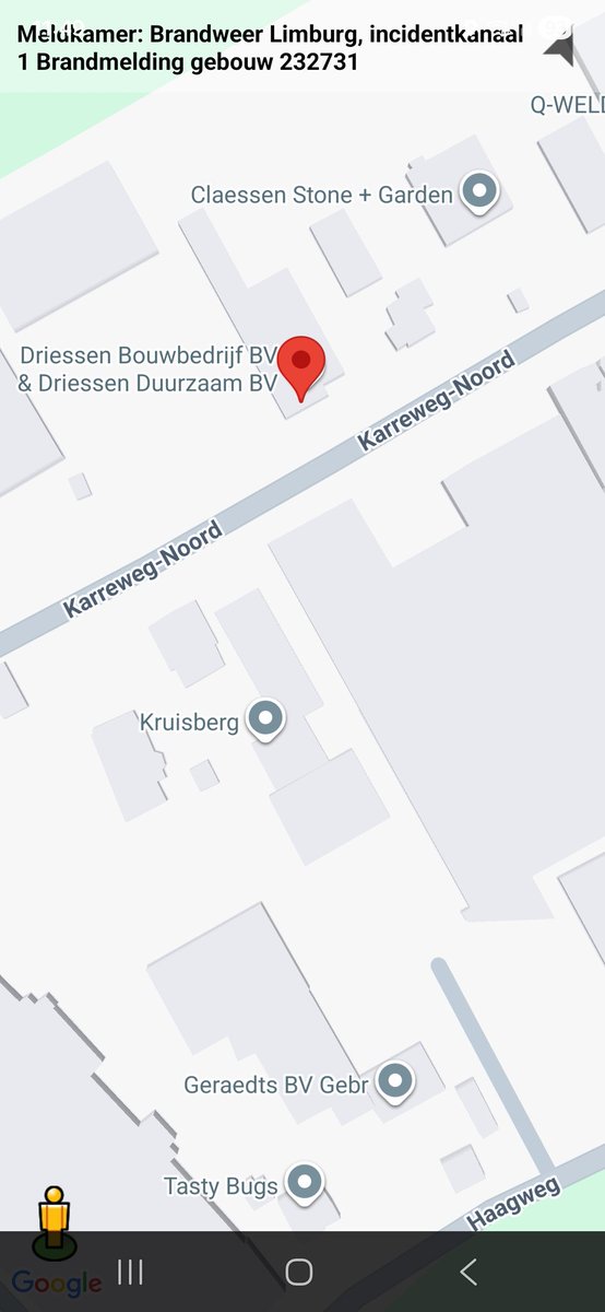 Brandmelding Gebouw met inzet hulpdiensten