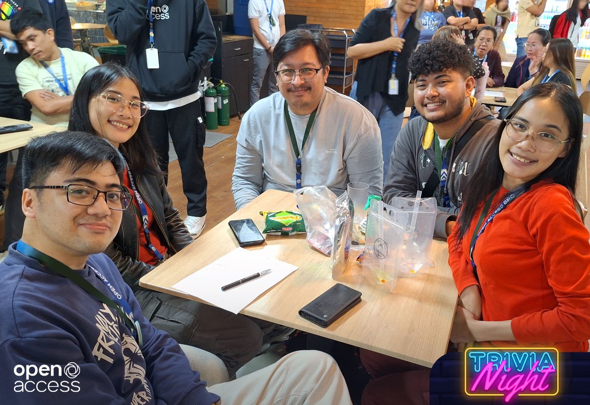 OpenAccessBPO's tweet image. Trivia Night continues to be one of #TeamOABPO&apos;s favorite events, giving everyone a chance to unwind and connect.

With so much energy and fun, it&apos;s clear the next edition can&apos;t come soon enough.

#WeAreOABPO
#GameAndPuzzleWeek
