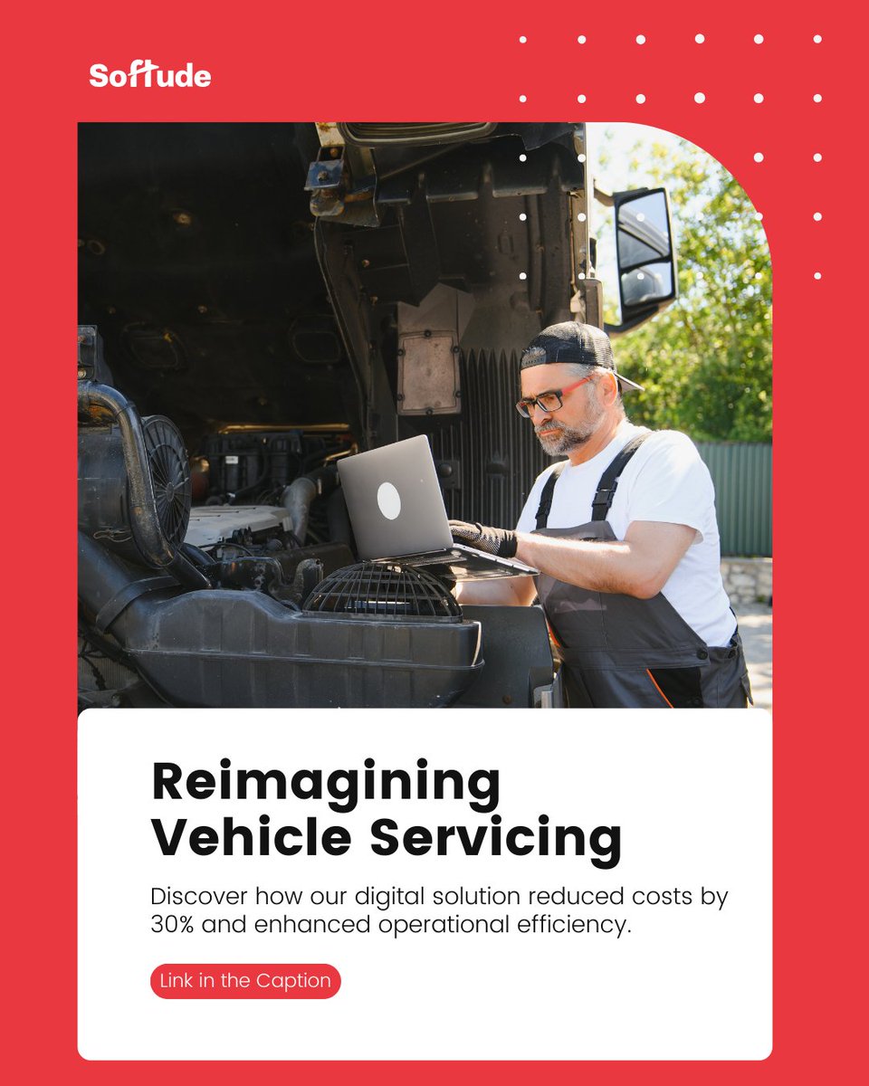 Softude_'s tweet image. From streamlining daily workflows to improving customer interactions, the right solution can make a measurable difference.

Read the full case study: softude.com/success-storie… 

#AutomotiveIndustry #DigitalTransformation #CustomerExperience #OperationalEfficiency #TechInnovation