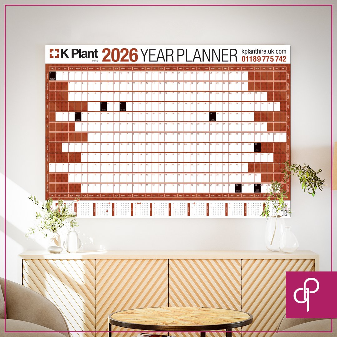QuickPrintUK's tweet image. An all-in-one #productivity tool! 🎯
 
Make your plans the centre of attention in 2026. Great for planning #events, holidays, tracking goals &amp;amp; making #announcements, your #2026Wallplanners are essential for keeping your team in the know. 📈
quickprint.co.uk/product/wall-p…

#2026Calendar