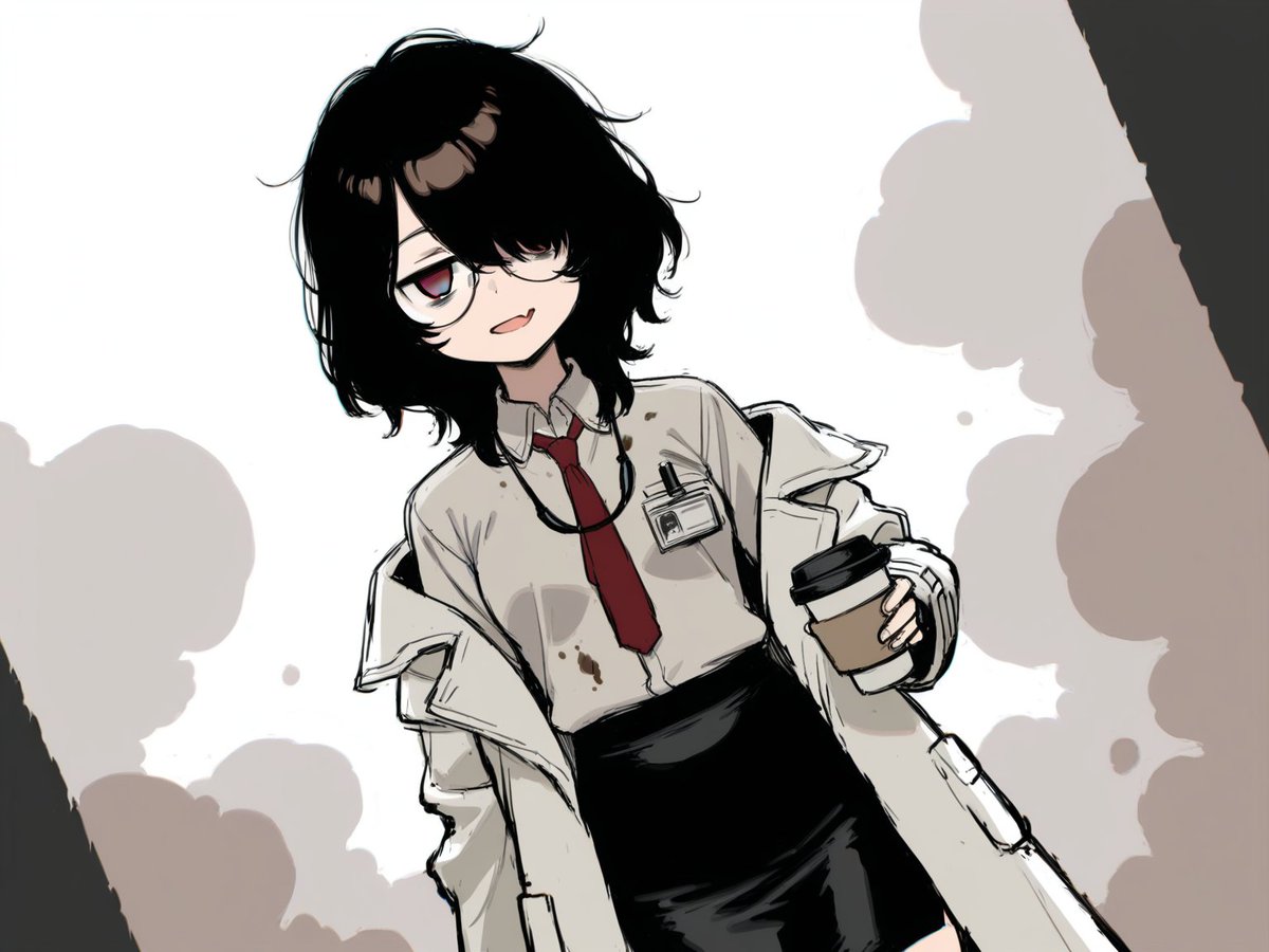 fanybot's tweet image. 「おや助手君、防爆装備もなしにこの爆発で無事とは・・・さすが私の助手だけあるね、褒めてあげよう。」 #AIイラスト #喪変女ダロ ・・・え、ええ。予兆を信じて正解でした・・・　この女博士、苗字か名前に「ダロ」を入れたいけれど、ダロを含む苗字って無いねえ。