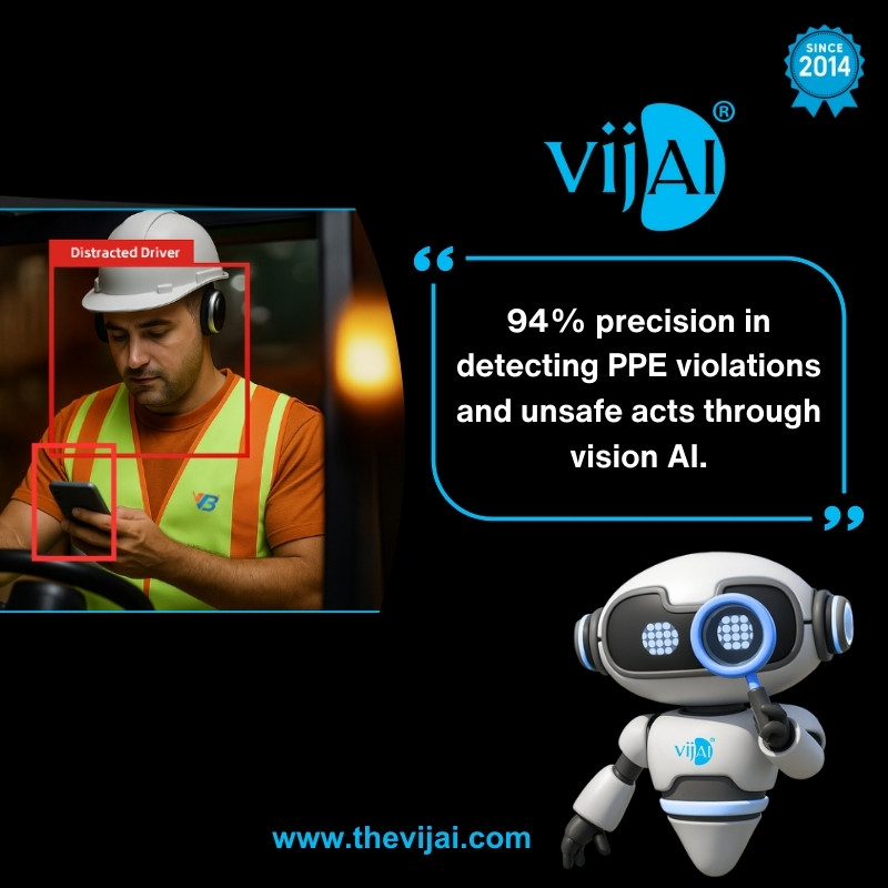 TheGroupVB's tweet image. Enhancing Workplace Safety with 94% Precision AI Detection
Vision AI enables real-time identification of PPE violations, unsafe acts, helping teams prevent incidents, cut manual monitoring, and improve compliance across worksites.
thevijai.com
#VijAI #WorkplaceSafety