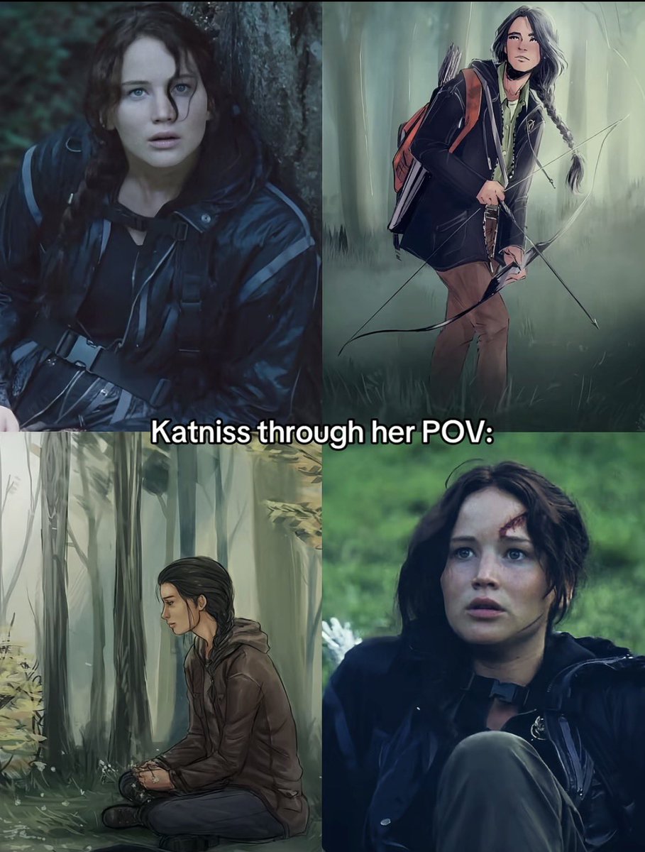 maysileednnr's tweet image. a katniss no                      a katniss no
seu próprio                       ponto de vista
ponto de vista                 dos tributos