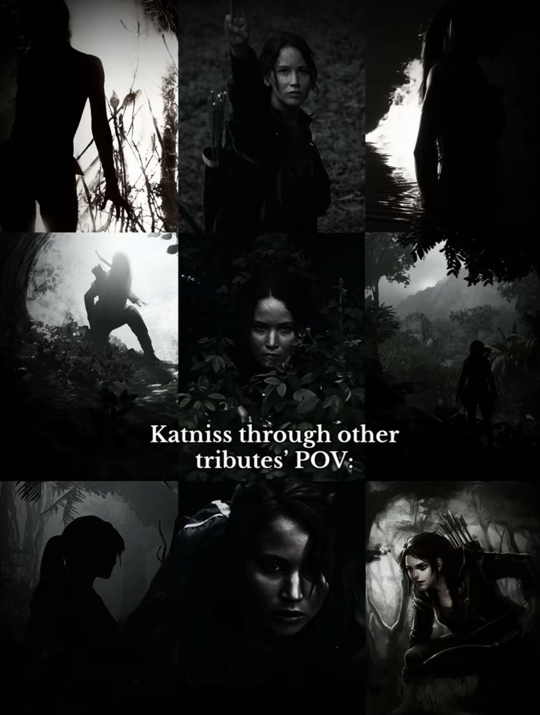 maysileednnr's tweet image. a katniss no                      a katniss no
seu próprio                       ponto de vista
ponto de vista                 dos tributos