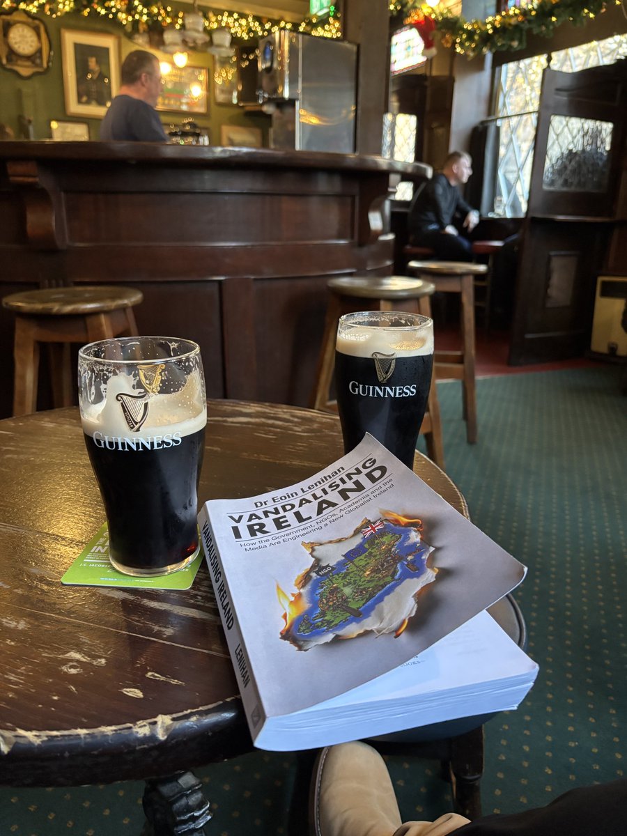 Took my copy of Vandalising Ireland by <a href="/EoinLenihan/">Dr. Eoin Lenihan</a> for an outing to our nation’s capital (seen here in the Lord Edward)