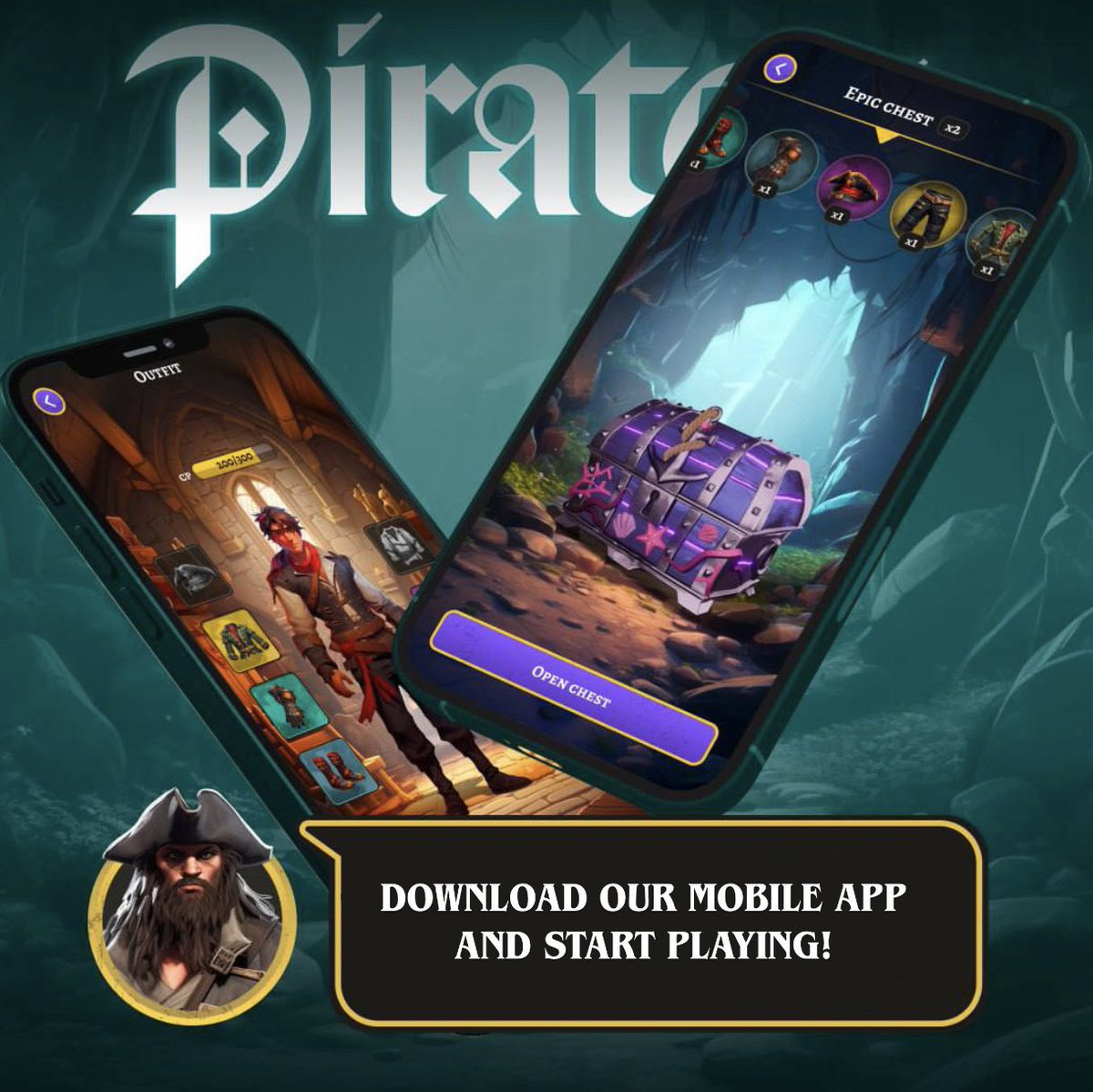 Piratos_gg's tweet image. Hey Pirates! 👋 
Time to play Piratos Game and earn Rubies! 

🏴‍☠️ Find us here:

🤖 Android: play.google.com/store/apps/det…

📱iOS: apps.apple.com/us/app/piratos… 

🌐 Website: piratos.gg

Time to hoist the colors and start playing! ⚓

#Piratos #P2E #Android #iOS