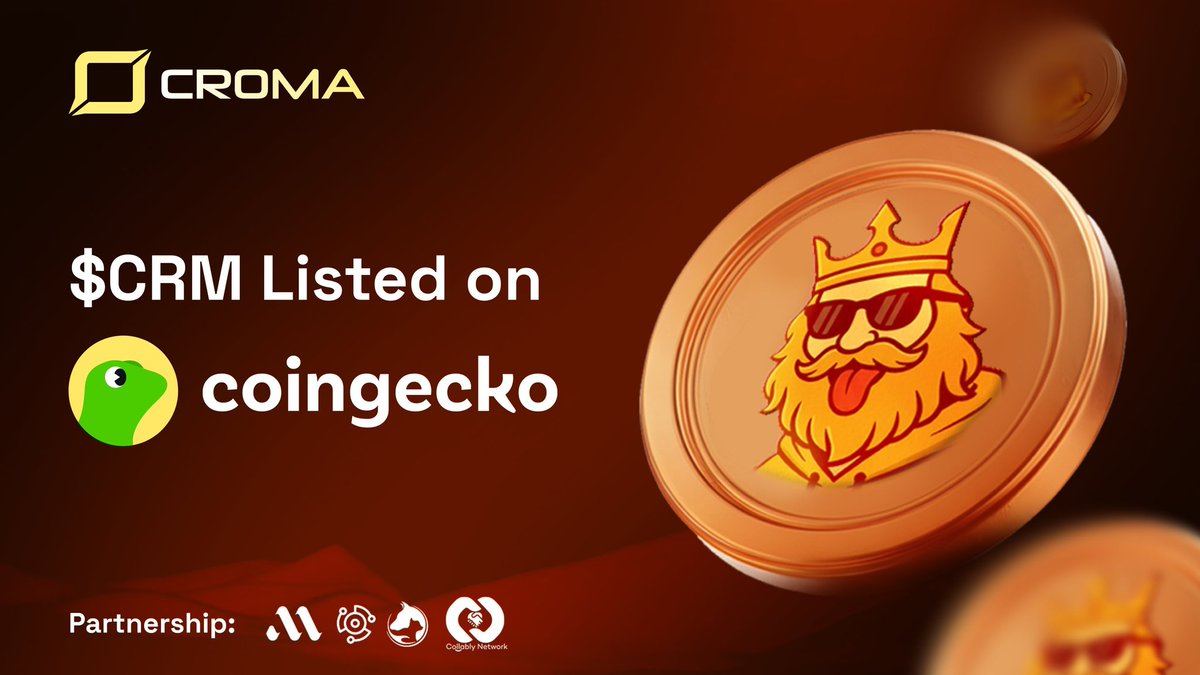 vigorously001's tweet image. @Cromachain lands on CoinGecko with purpose, marking a new step in transparency.
This milestone boosts visibility and strengthens market presence
The community now stands on a clearer, more credible foundation as we keep building
Cromachain is securing its place in Web3’s future.