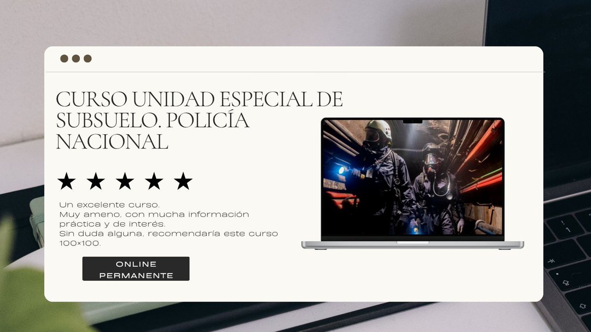netpol_es's tweet image. 👉  ¡Sugerencia del día! ⬇️  ·100% online·

▶️CURSO UNIDAD ESPECIAL DE SUBSUELO. POLICÍA NACIONAL◀️ 

Accede a su contenido:

🔗netpol.es/producto/curso…🔗 

¡Conoce la opinión de otros alumnos!

#YoMeFormoEnNETPOL
#NETPOL