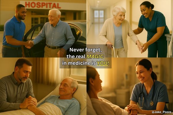 To everyone in healthcare: your work matters more than you know.
Whatever your title, whatever your department—you’re a CareGiver first.
Grateful for you this week and every week.

#DifferenceMaker #CareGiver #PurposeOverTask