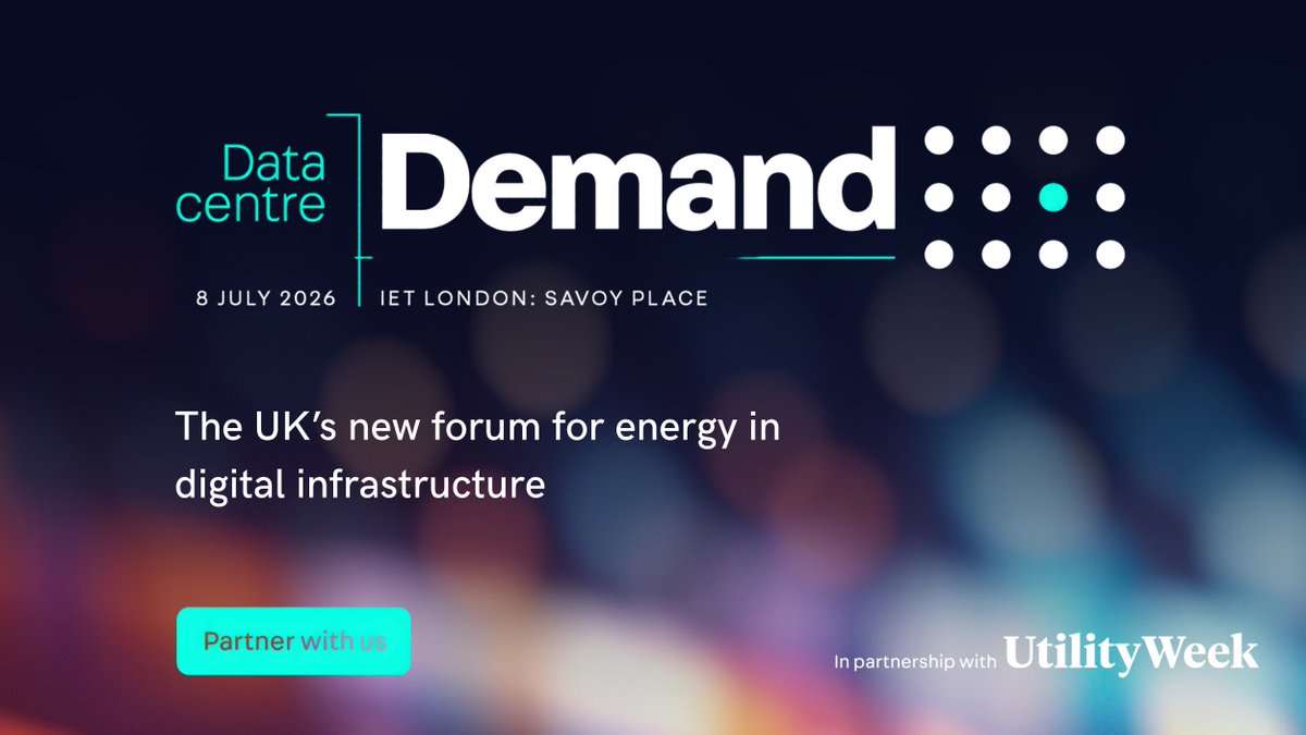 UtilityWeek's tweet image. 🚨Just announced! Data Centre: Demand - a new event and insights hub with @UtilityWeek for UK data and energy leaders tackling AI-driven capacity &amp;amp; energy challenges. Get involved &amp;amp; access exclusive insights: bit.ly/DataCentreDema… #DCDemand #DataCentres #AIInfrastructure