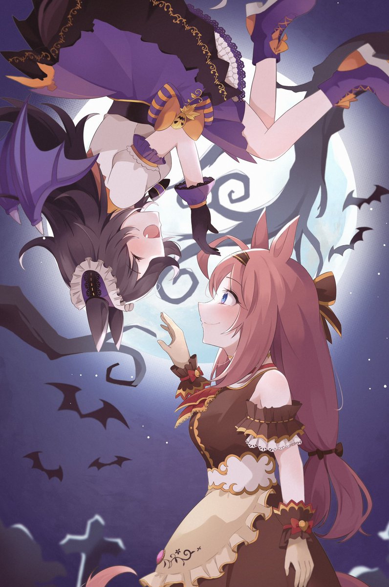 CoCo___rr's tweet image. Boo！ #umamusume  #riceshower