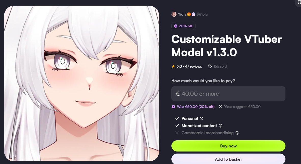 ⭐️BLACK FRIDAY SALE⭐️

 💫My customizable VTuber model is at -20% for the next 5 days!
💫 Link 🔗⬇️

#CustomizableVtuber