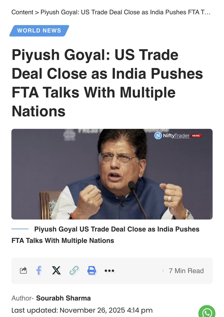 LearningEleven's tweet image. US trade deal - Same headline for 18th time this year!

Garware is getting confused - Are ya Jare!?