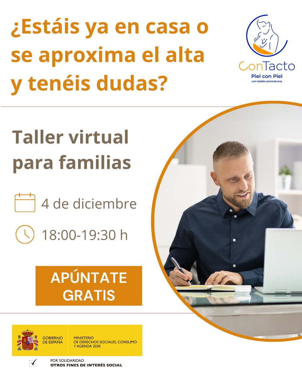 APREMprematuros's tweet image. ¿Os van a dar el alta? Contad con nosotros para afrontar este momento con confianza. Apuntaos a nuestro taller virtual gratuito. Una psicóloga clínica, una logopeda y una trabajadora social resolverán vuestras inquietudes. Escribid a aprem@aprem-e.org para participar. #APREM