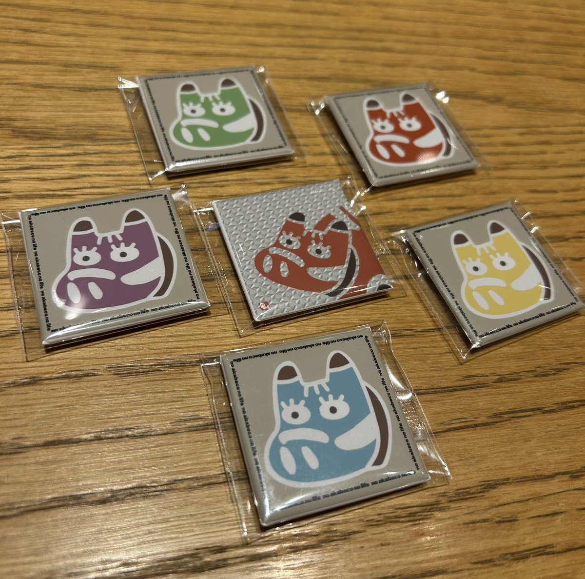 缶バッジの達人さんのスクエアマグネットはいつも丁寧な仕事です！予備用がついてくるのも安心です！

#缶達で作ってみた <a href="/badge_tatsujin/">缶バッジの達人【カンタツ】公式</a>