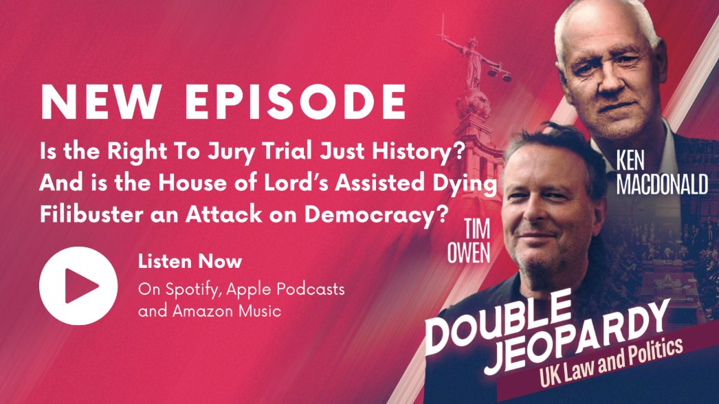 Double Jeopardy - The Law and Politics Podcast tweet media