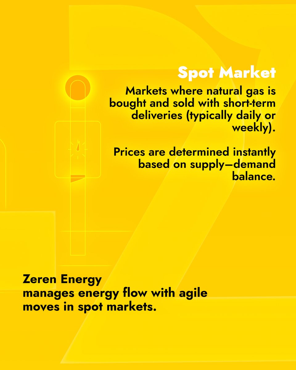 zerenenergy's tweet image. Zeren Energy Glossary series is launching.
We make frequently used terms in the energy world accessible and easy to understand for everyone.
Our first concept: Spot Market.

#ZerenEnergy #Glossary #SpotMarket