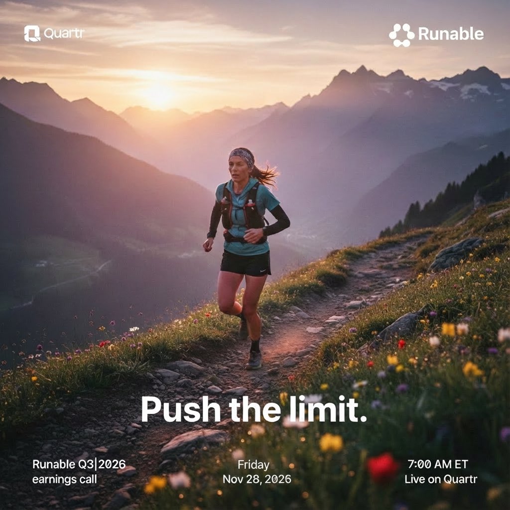 runable_hq's tweet image. Manifesting this for next year @Quartr_App