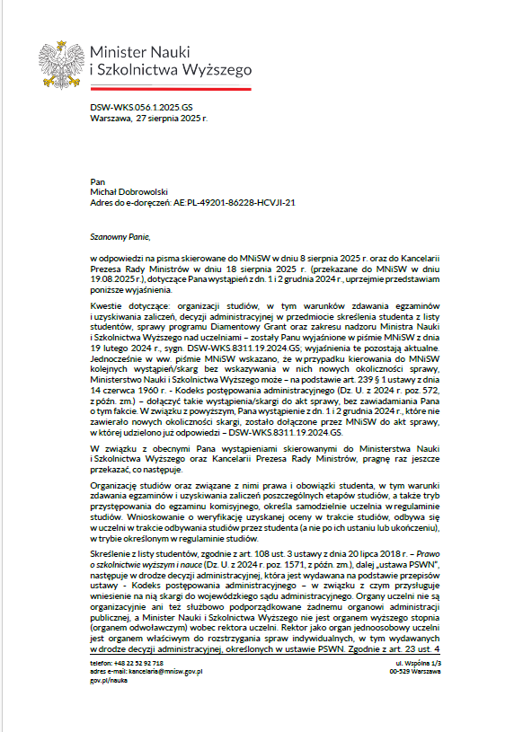 m_dobrowolski_'s tweet image. 2011 rok: Uniwersytet Technologiczno-Przyrodniczy w Bydgoszczy (od 2021 roku @Pol_Bydgoska) też zadbał : ukrywanie, że byłem najzdolniejszy i mogłem ubiegać się o #DiamentowyGrant i #Preludium @NCN_PL. Pod pretekstem braku wiedzy niezaliczenia i skreślenie z listy studentów.