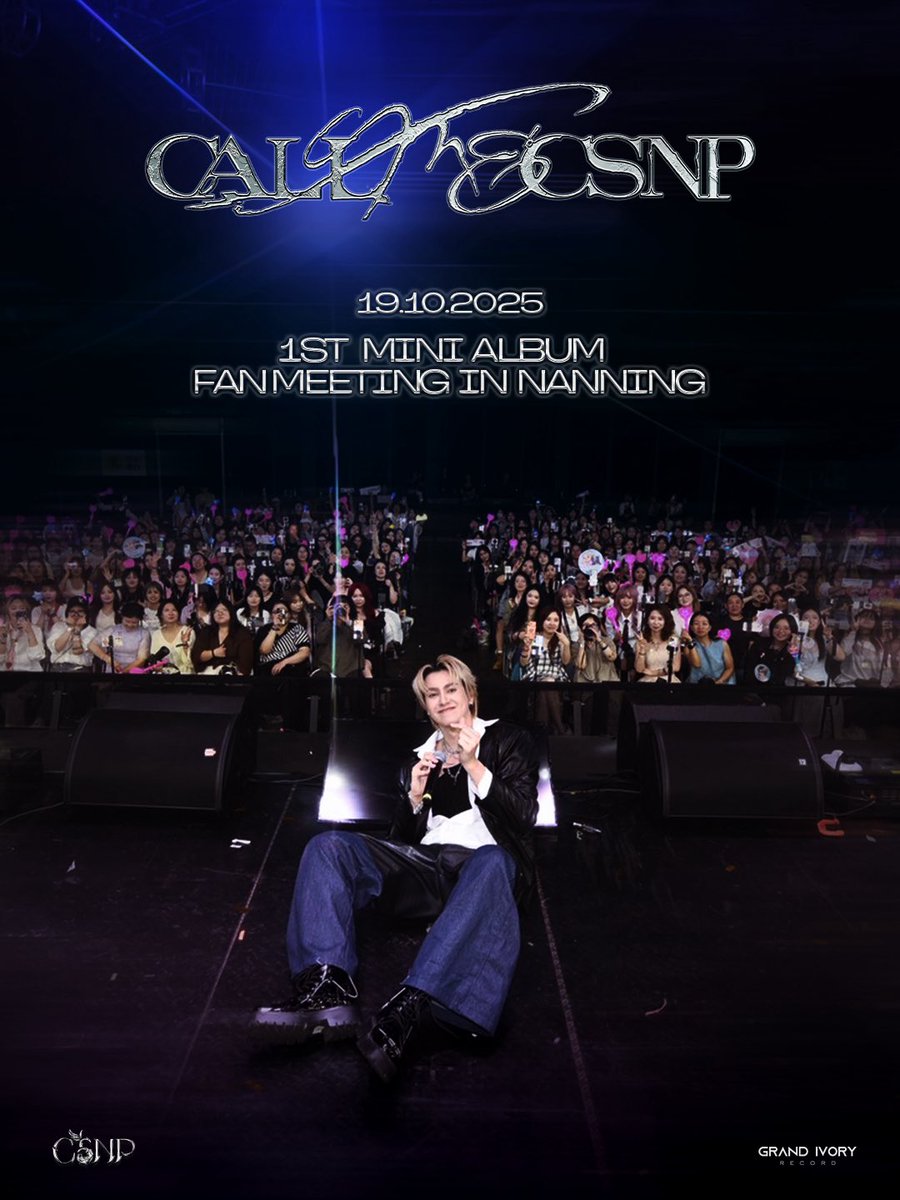 GrandIvoryRec's tweet image. OUTNOW ‼️

CALL ME CSNP 1st MINI ALBUM FAN MEETING IN NANNING 

YT : GRAND IVORY RECORD 
Click &amp;gt;&amp;gt; youtu.be/iBNB1ZFtij0

#grandivoryrec 
#smartcsnp 
#csnp 
#CallMeCSNP