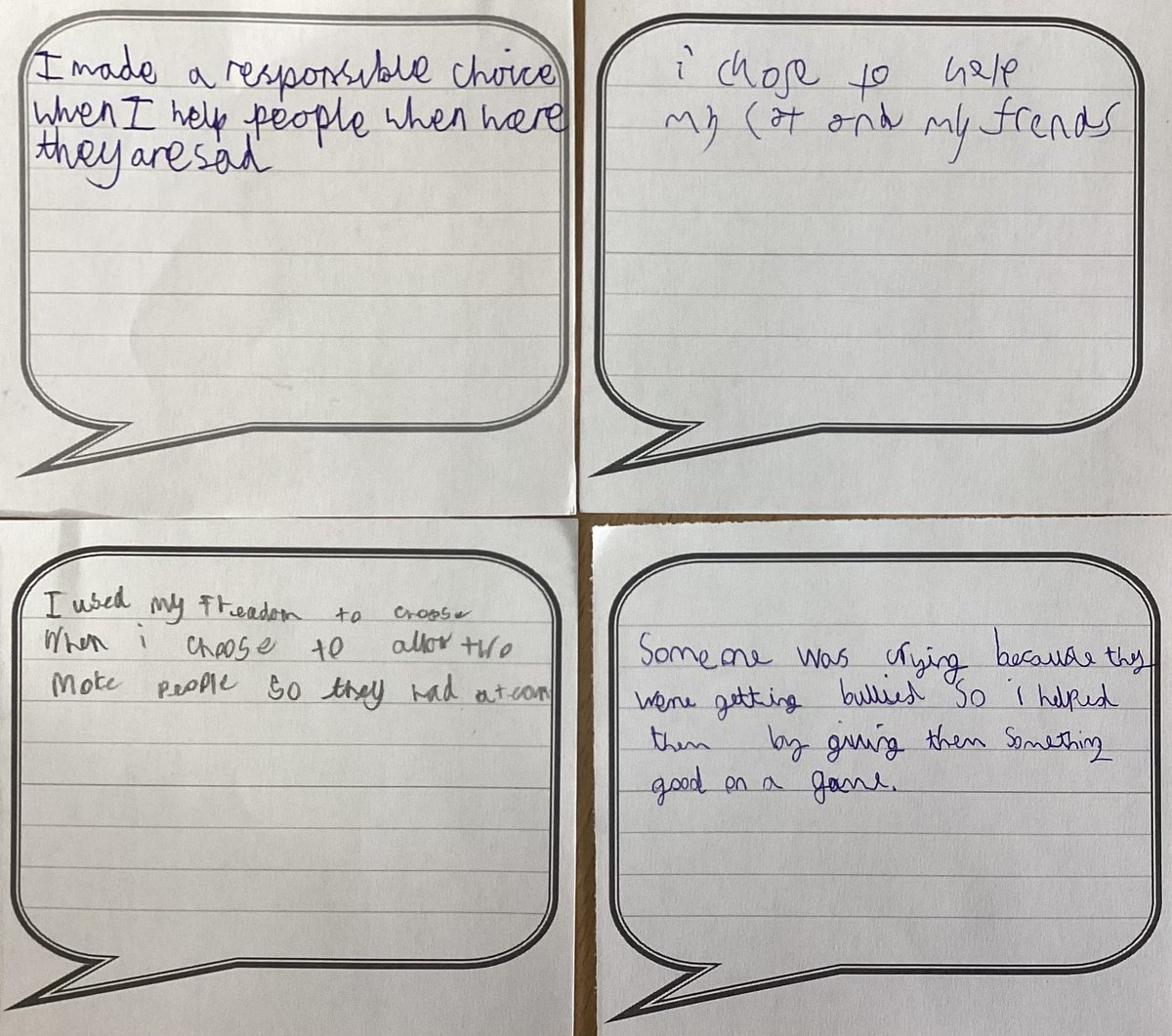 EgremontY5and6's tweet image. Year 5 and 6 sharing times when they have use their individual liberty to make choice. #BritishValues #IndividualLiberty #expression #ourvoicematters