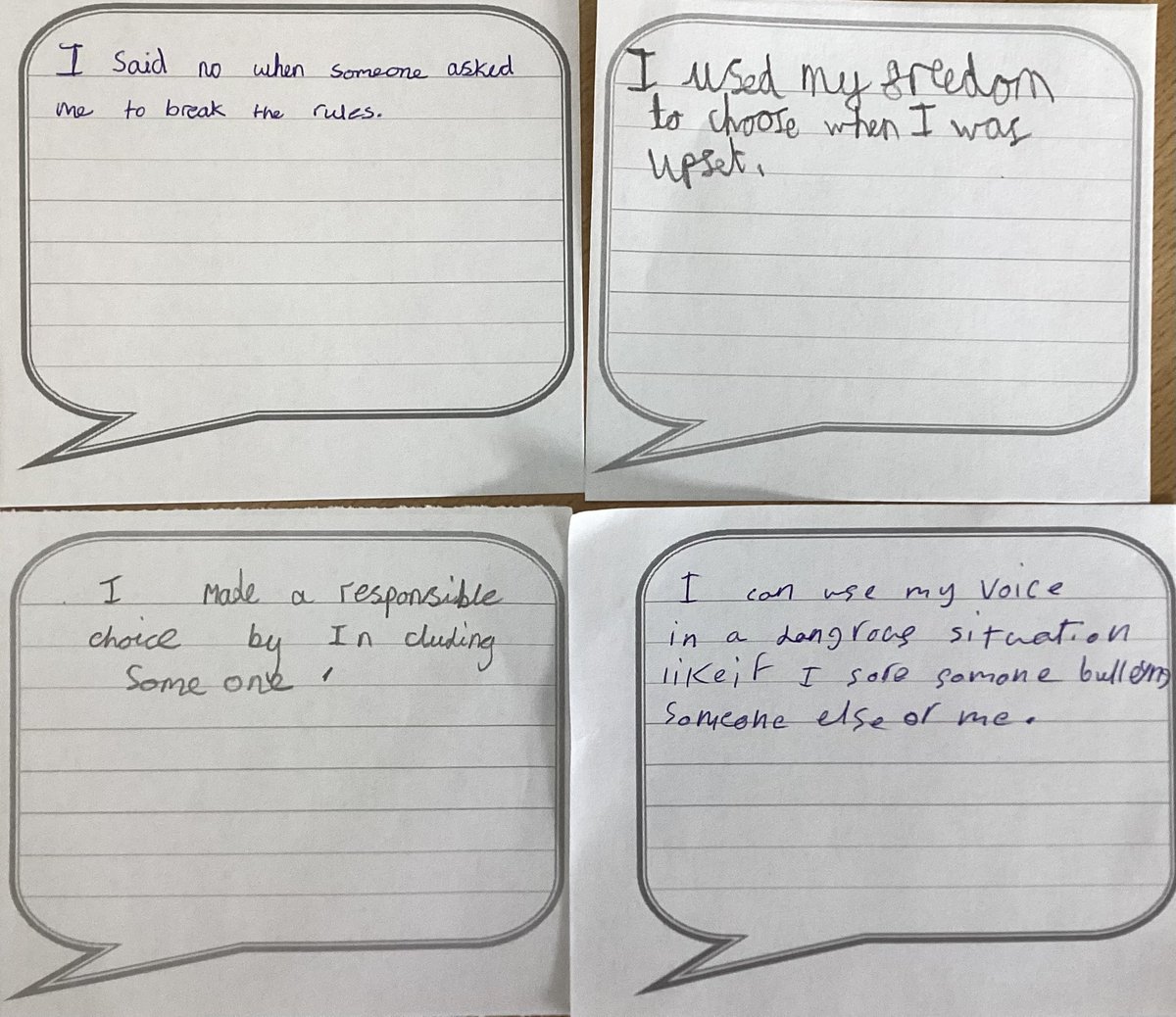 EgremontY5and6's tweet image. Year 5 and 6 sharing times when they have use their individual liberty to make choice. #BritishValues #IndividualLiberty #expression #ourvoicematters