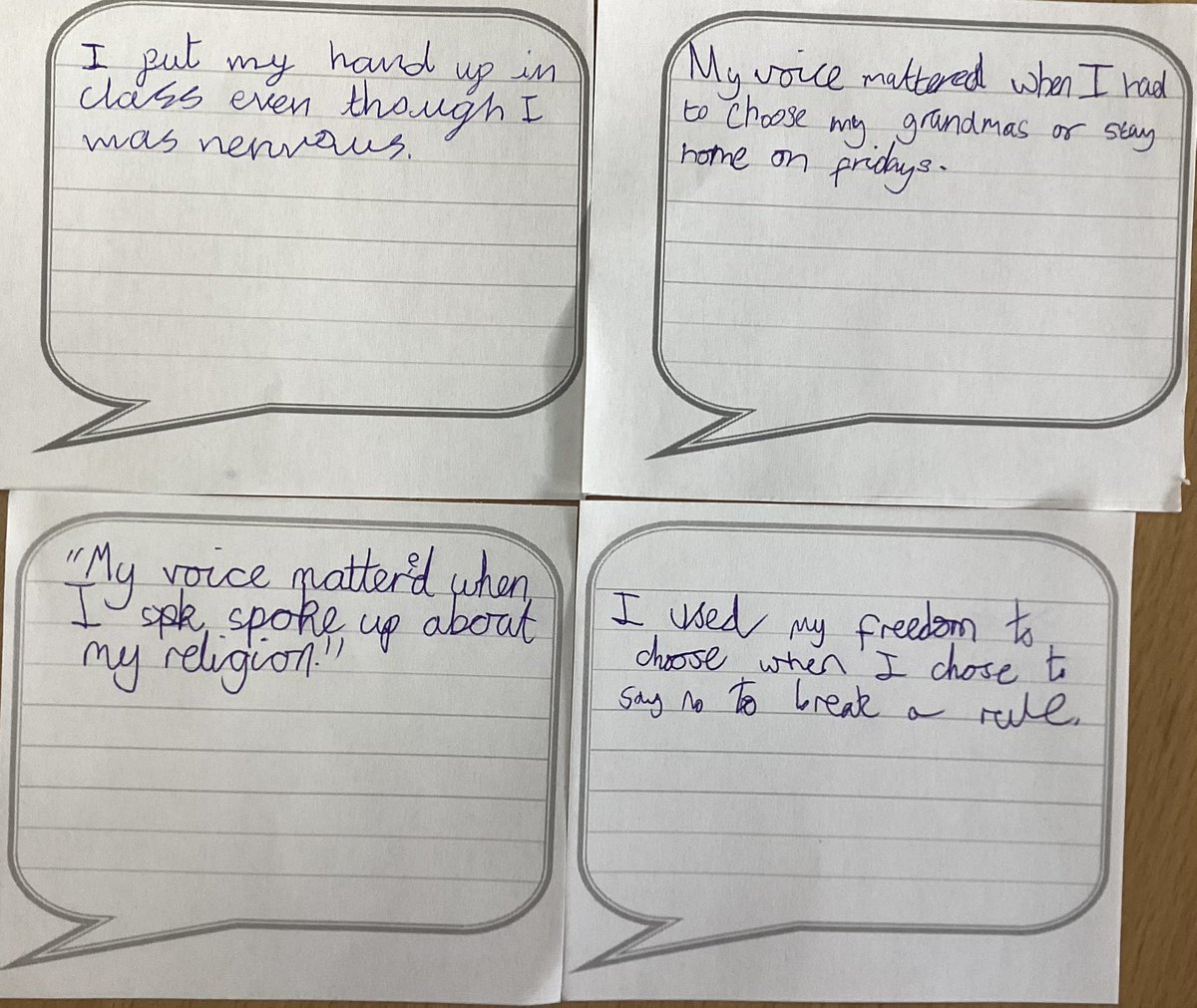 EgremontY5and6's tweet image. Year 5 and 6 sharing times when they have use their individual liberty to make choice. #BritishValues #IndividualLiberty #expression #ourvoicematters