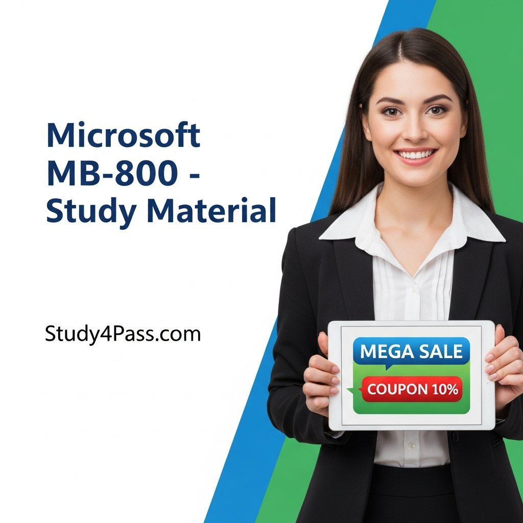 Study4Pass's tweet image. Microsoft MB-800 Study Material – Grab Your Coupon Code Now!
#MicrosoftMB800

#MB800StudyMaterial

#Study4Pass

#MicrosoftCertification

#MB800ExamPrep

#StudyWithStudy4Pass

#MB800StudyGuide

#MicrosoftExamTips

#CertificationPrep

#MB800Success
