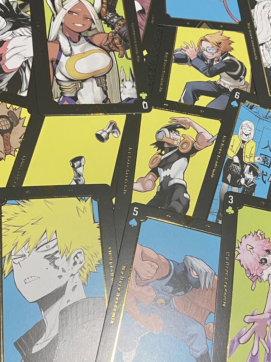 皆さん今すぐ数年前の ヒロアカ展のトランプを買うのです 原画イラスト