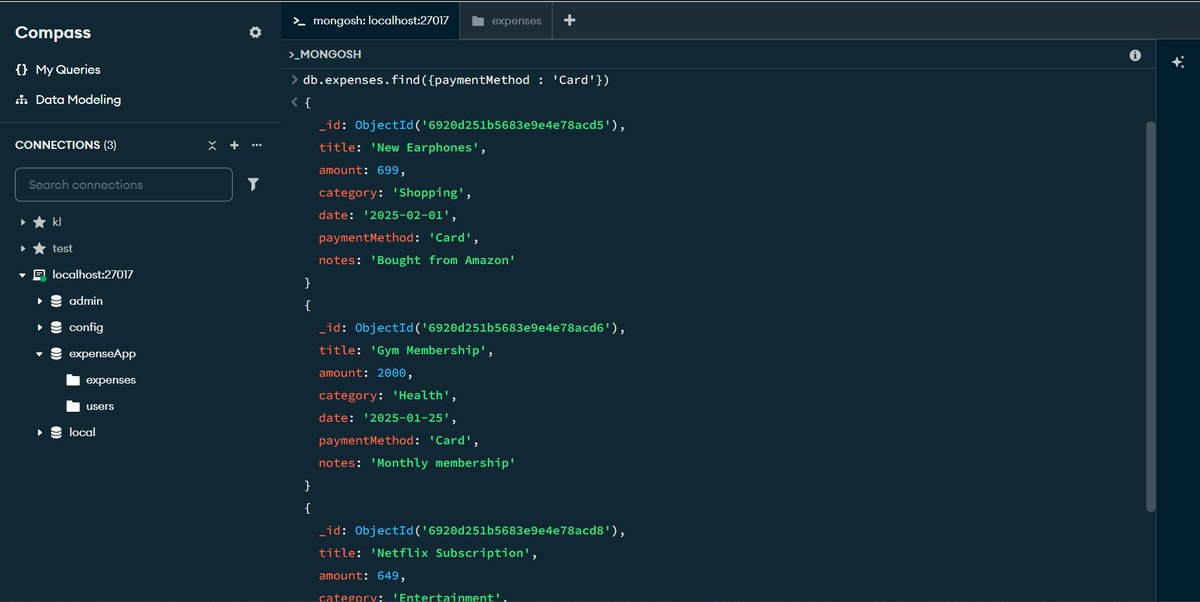 ritik65477's tweet image. 🚀 Day 142 of My Web Dev Journey – Backend

Diving into: MongoDB
Last 3 days, I explored:
🔹 What is MongoDB
🔹 MongoDB Client vs Server
🔹 MongoDB Wire Protocol (TCP)
🔹 Databases, Collections &amp;amp; Documents
🔹 CRUD Operations

#NodeJS #MongoDB #100DaysOfCode #LearnInPublic #WebDev
